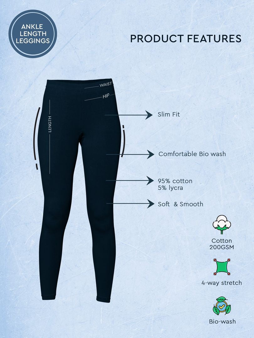 Biba women off white solid Ankle-Leggings
