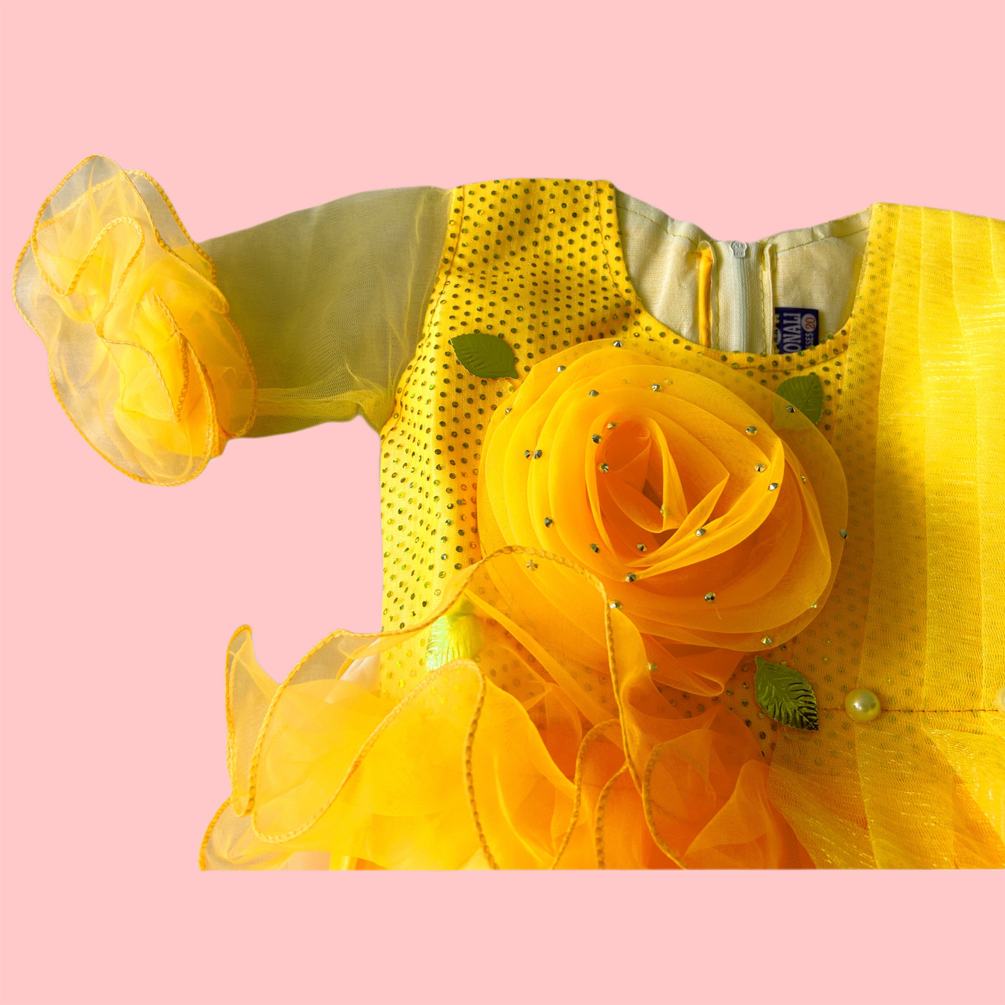 Gulab cute Net Kid Baby Frock Dress