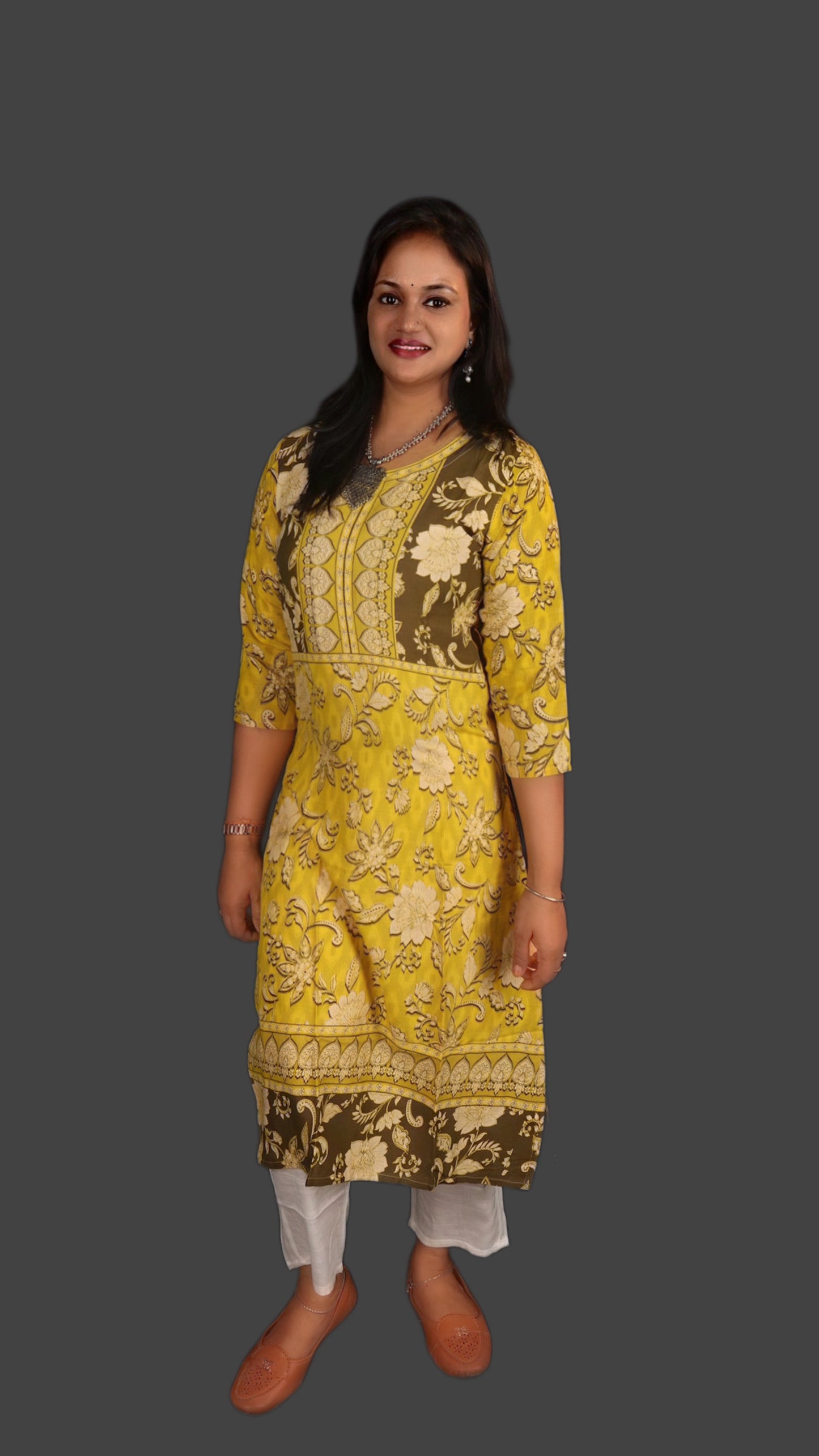 BIBA churidar set with Bottom