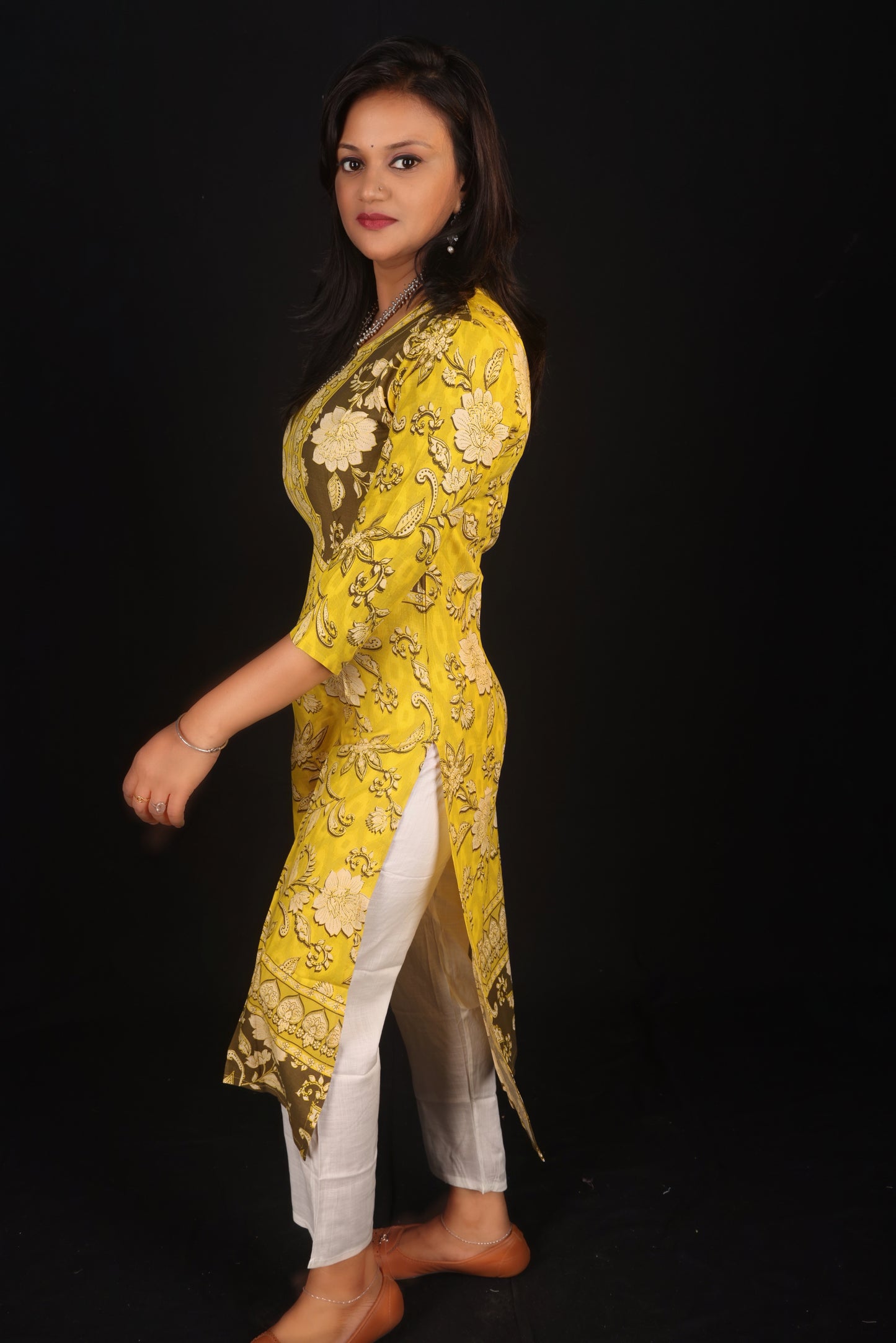 BIBA churidar set with Bottom