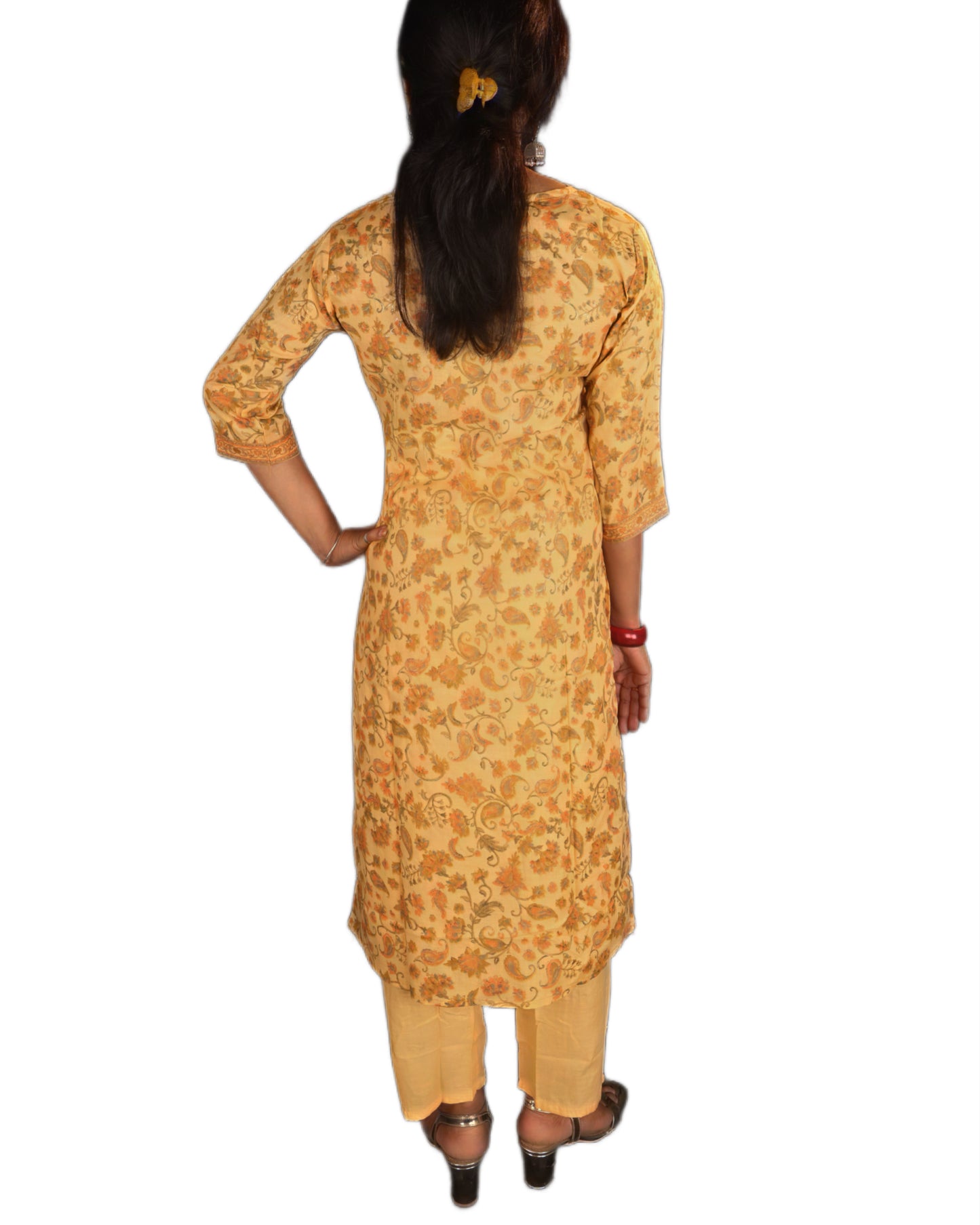 URBAN STYLE woman cotton silk Kurta pant set